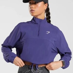 Gymshark - women’s Purple Quarter-Zip windbreaker